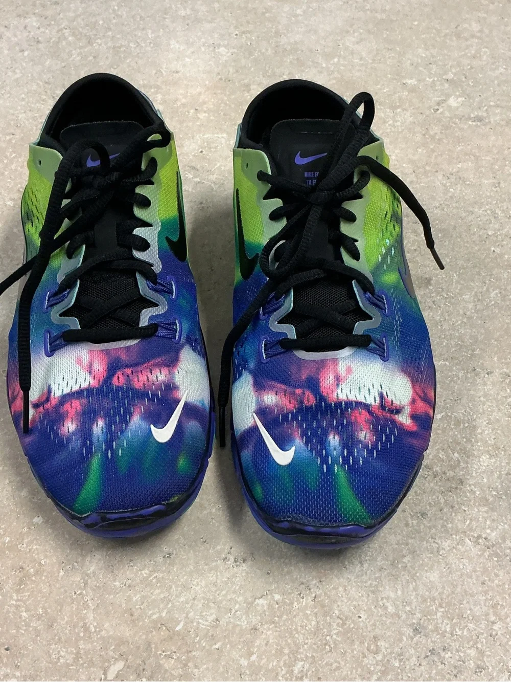 Nike Free TR Fit 4 5.0 SZ 9.5 Tie-dye Sneakers Womens Athletic Shoes